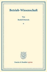 Produktbild: Betrieb-Wissenschaft.