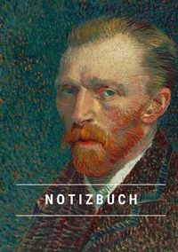 Produktbild: Notizbuch klein A5 Blanko - Notizheft 44 Seiten 90g/m&sup2; - Softcover Vincent van Gogh "Selbstportr&auml;t 1887