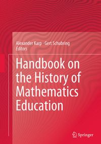 Produktbild: Handbook on the History of Mathematics Education