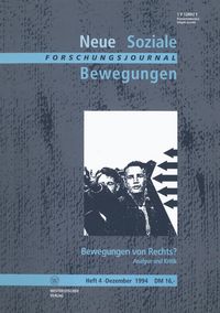 Produktbild: Forschungsjournal Neue Soziale Bewegungen
