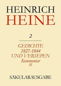 Produktbild: Gedichte 1827-1844 und Versepen. Kommentar III