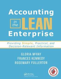 Produktbild: McVay, G: Accounting in the Lean Enterprise