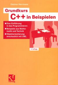 Produktbild: Grundkurs C++ in Beispielen