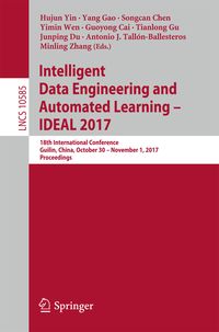 Produktbild: Intelligent Data Engineering and Automated Learning &ndash; IDEAL 2017