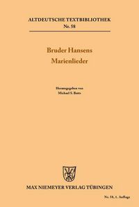 Produktbild: Bruder Hansens Marienlieder