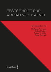 Produktbild: Festschrift f&uuml;r Adrian von Kaenel