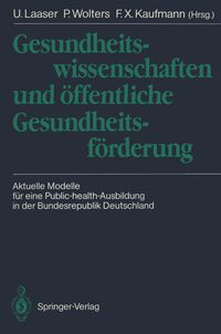 Produktbild: Gesundheitswissenschaften und &ouml;ffentliche Gesundheitsf&ouml;rderung