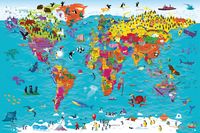 Produktbild: Collins Children's World Wall Map