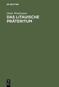 Produktbild: Das litauische Pr&auml;teritum