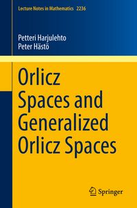 Produktbild: Orlicz Spaces and Generalized Orlicz Spaces