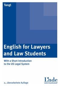 Produktbild: English for Lawyers and Law Students