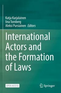 Produktbild: International Actors and the Formation of Laws