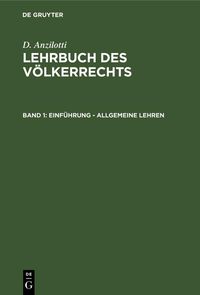 Produktbild: Einf&uuml;hrung - Allgemeine Lehren