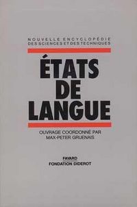Produktbild: Etats de langue