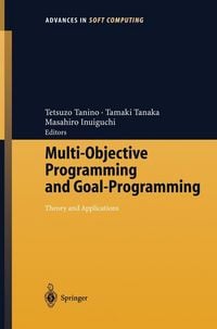 Produktbild: Multi-Objective Programming and Goal Programming