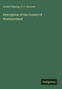 Produktbild: Description of the County of Westmoreland