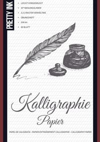 Produktbild: Kalligraphie Papier - &Uuml;bungsheft