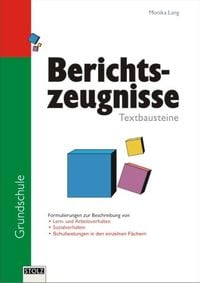Produktbild: Textbausteine f&uuml;r Berichtszeugnisse in der Grundschule