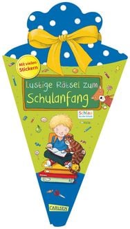 Produktbild: Schlau f&uuml;r die Schule: Lustige R&auml;tsel zum Schulanfang (Schult&uuml;te blau)