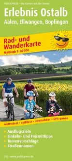 Produktbild: Rad- und Wanderkarte Erlebnis Ostalb Aalen, Ellwangen, Bopfingen 1 : 50 000