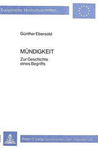 Produktbild: M&uuml;ndigkeit