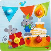 Bild vom Artikel HABA - Greifpuzzle Geburtstagsmäuse, 4 Teile vom Autor 