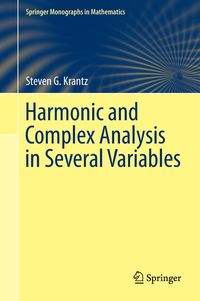 Bild vom Artikel Harmonic and Complex Analysis in Several Variables vom Autor Steven G. Krantz