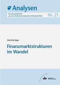 Produktbild: Finanzmarktstrukturen im Wandel