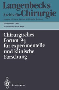 Produktbild: 111. Kongre&szlig; der Deutschen Gesellschaft f&uuml;r Chirurgie M&uuml;nchen, 5.&ndash;9. April 1994