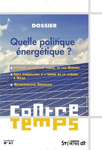 Produktbild: Contretemps N.61 ; Quelle Politique Energetique?