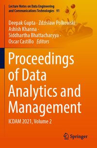 Produktbild: Proceedings of Data Analytics and Management