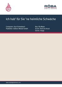 Produktbild: Ich hab' f&uuml;r Sie 'ne heimliche Schw&auml;che