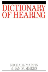 Produktbild: Dictionary of Hearing