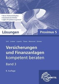 Produktbild: L&ouml;sungen zu 22185 Versicherungen und Finanzanlagen, Band 3, Proximus 5