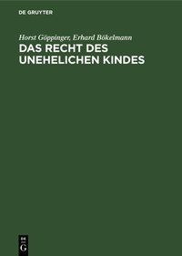 Produktbild: Das Recht des unehelichen Kindes