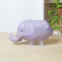 Produktbild: Folienballon Airwalker, Elefant, 1 Ballon + 10-DIY Teile, 65 x 33 x 25 cm