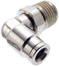 Produktbild: Norgren IMI Winkelverbinder drehbar 101471228 Au&szlig;engewinde: R1/4 Rohr-&Oslash;: 12mm 1St.