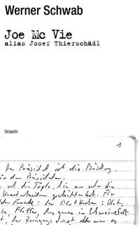 Produktbild: Joe Mc Vie alias Josef Thiersch&auml;dl