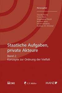 Produktbild: Staatliche Aufgaben, private Akteure