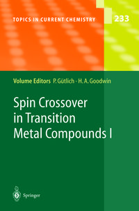 Produktbild: Spin Crossover in Transition Metal Compounds I