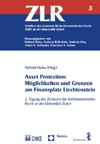 Produktbild: Asset Protection: M&ouml;glichkeiten und Grenzen am Finanzplatz Liechtenstein