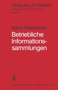 Produktbild: Betriebliche Informationssammlungen
