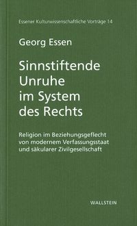Produktbild: Sinnstiftende Unruhe im System des Rechts