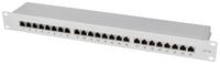 Produktbild: LogiLink NP0060 24 Port Patch-Panel 483mm (19\") CAT 6a 1 HE Grau