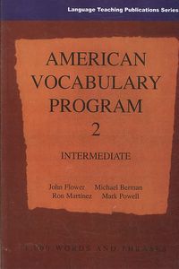 Produktbild: Flower, J: American Vocabulary Program 2, Intermediate