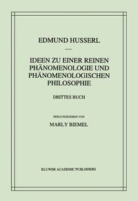Produktbild: Ideen zu einer reinen Ph&auml;nomenologie und ph&auml;nomenologischen Philosophie
