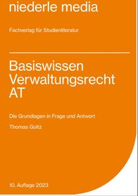Produktbild: Basiswissen Verwaltungsrecht AT - 2023