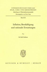 Produktbild: Inflation, Besch&auml;ftigung und rationale Erwartungen.