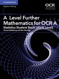 Produktbild: A Level Further Mathematics for OCR a Statistics Student Book (As/A Level)