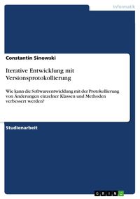 Produktbild: Iterative Entwicklung mit Versionsprotokollierung